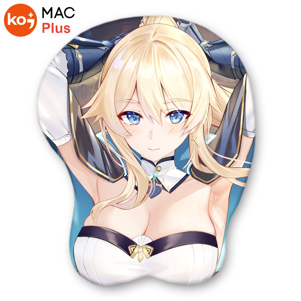 Lót Chuột Genshin Impact Gaming Anime Đệm Kê Tay Silicon 3D (Nhiều Mẫu, Pad Chuột Rẻ, Sinh Viên, Văn Phòng, Streamer,..)