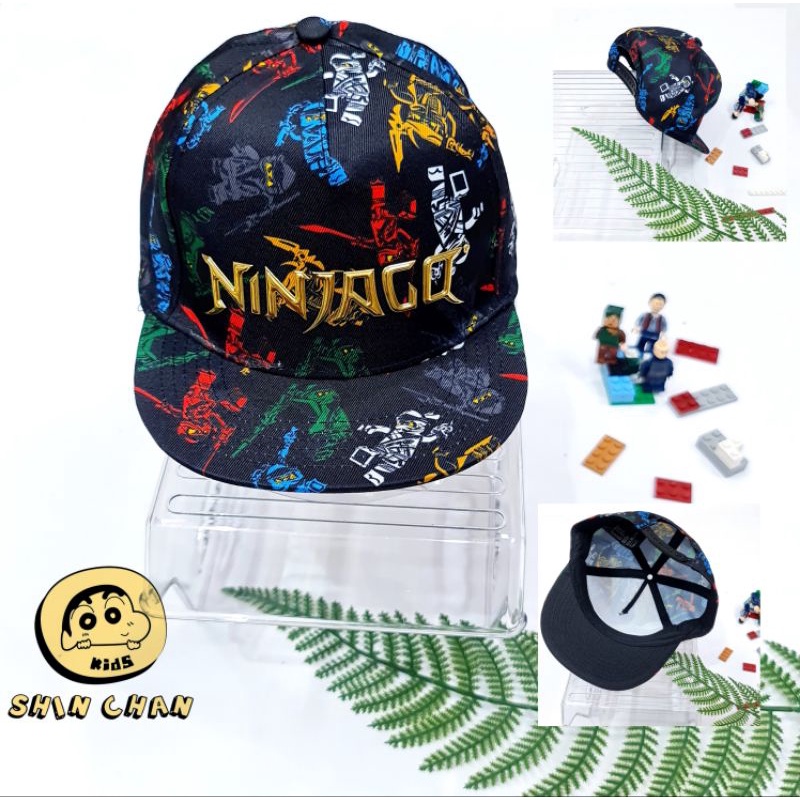 Mũ lưỡi trai Hiphop H.&amp;.M xuất dư - Nón Snap Ninjago cho bé trai 3 đến 10 tuổi