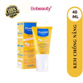 Kem Chống Nắng Cho Trẻ Sơ Sinh Và Trẻ Nhỏ MUSTELA SPF50+ 40ml