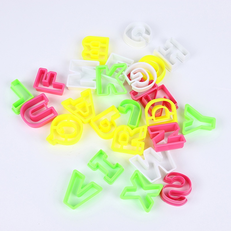 Khuôn Nhựa Làm Bánh Hình Chữ Cái Diy Mới