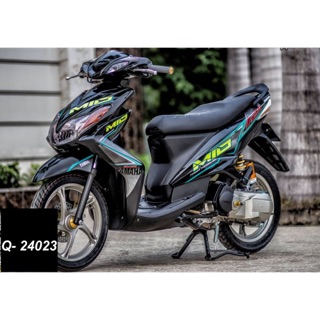 Tem rời Luvias đen phối xanh lục bảo