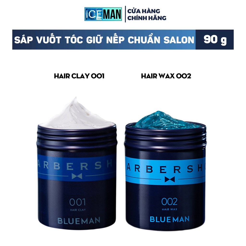 Sáp Vuốt Tóc & Gôm Xịt Tóc Nam BLUEMAN Tạo Kiểu Siêu Nhanh, Giữ Tóc Luôn Vào Nếp