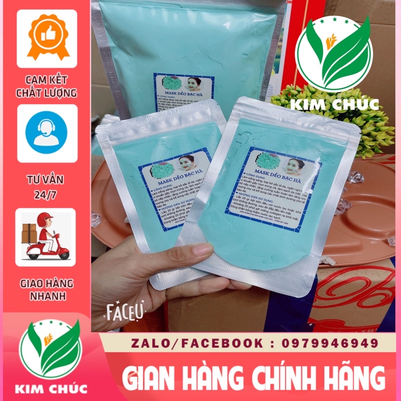 100gr mặt nạ dẻo bạc hà