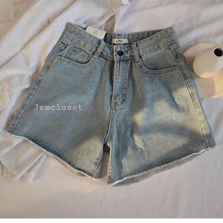 🔥Quần Short Jeans Trơn Lưng Cao💮