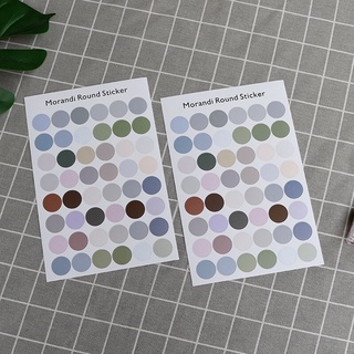 Sticker Morandi chấm bi dùng để dán tranh