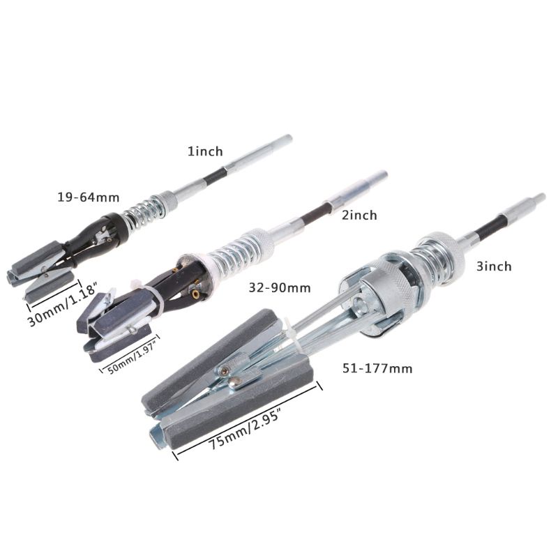 Pít Tông Xi Lanh Phanh 3 Chân Kèm 3 Đá Mài: 19mm-64mm Có Thể Điều Chỉnh