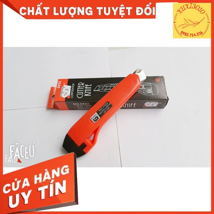 Dao Rọc Giấy,Dao Trổ SDI To (0423) ,Nhỏ (0404)Tặng Thêm Lưỡi Dao Thay Thế.