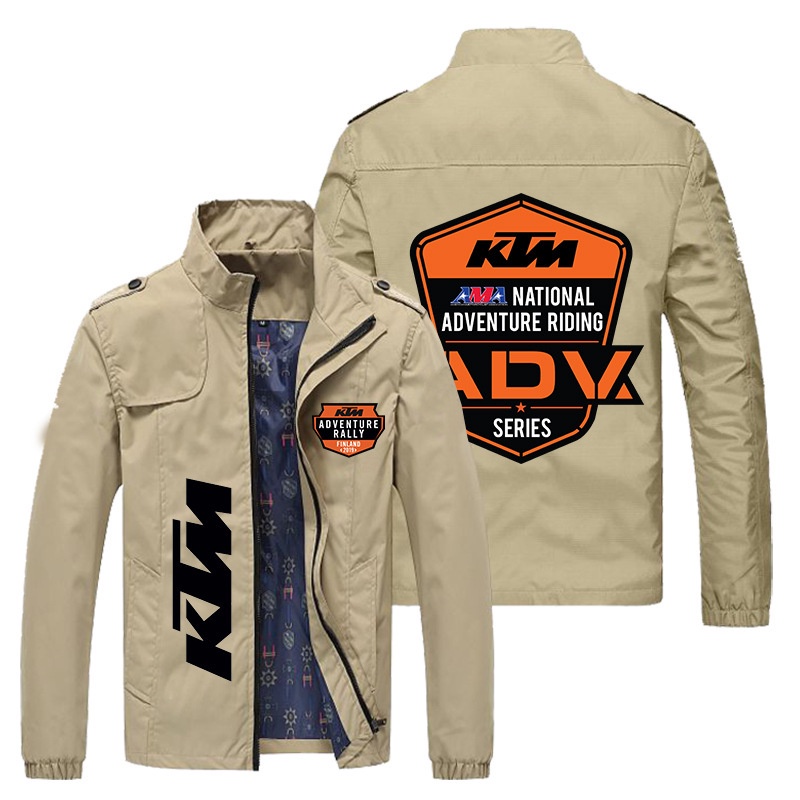 Áo Khoác Thể Thao Dáng Rộng In LOGO Ktm Kiểu Âu Mỹ Cá Tính Cho Nam
