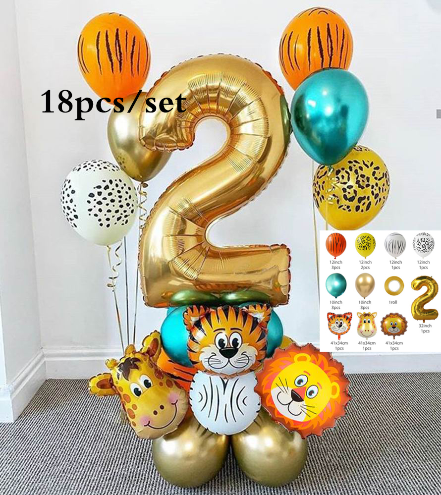Set 18 Bong Bóng 30inch Dùng Để Trang Trí Tiệc Sinh Nhật Cho Bé