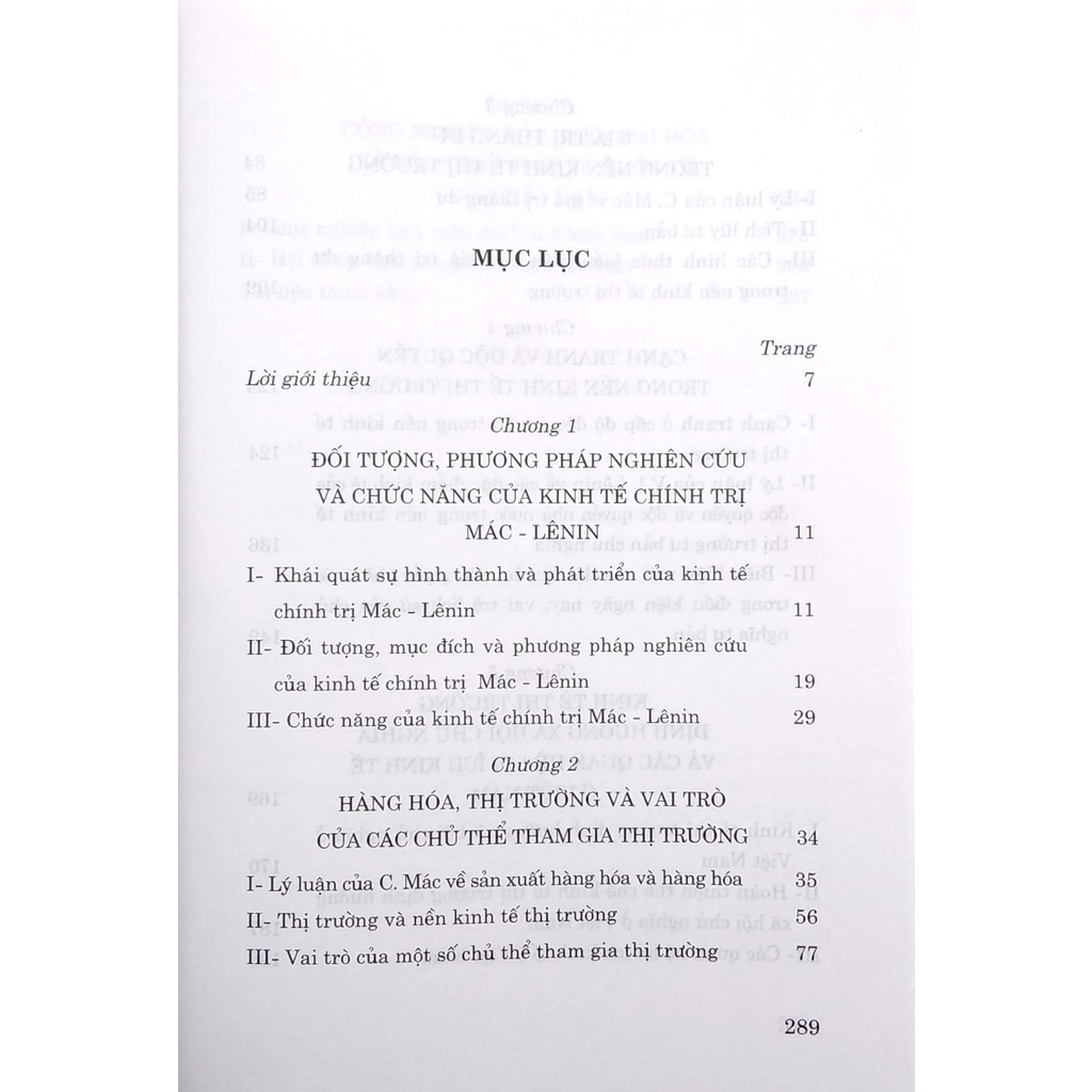 Sách Giáo Trình Kinh Tế Chính Trị Mác - Lênin