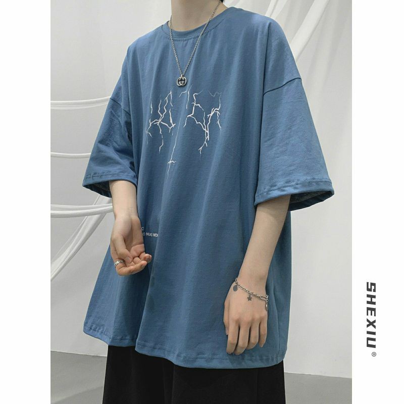 Áo thun tay lỡ nam nữ, áo phông unisex form rộng chất cotton mát mịn thấm hút mồ hôi in hình HOẠT HÌNH | BigBuy360 - bigbuy360.vn