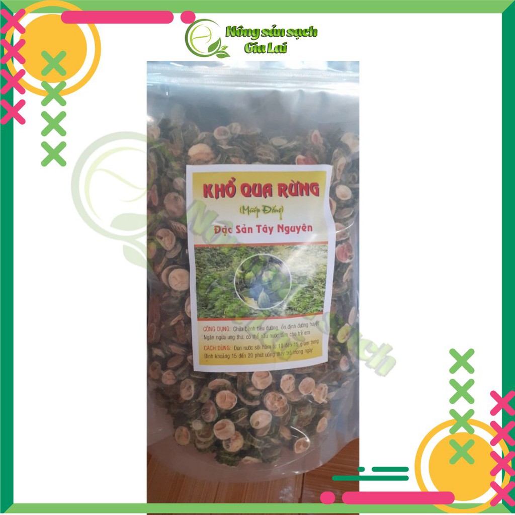 Mướp đắng rừng (khổ qua rừng) loại nguyên quả và loại thái lát sấy khô 1kg | BigBuy360 - bigbuy360.vn