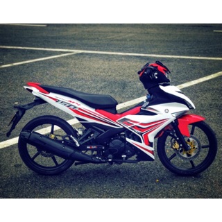 Tem xe yamaha 150 mx đỏ đen