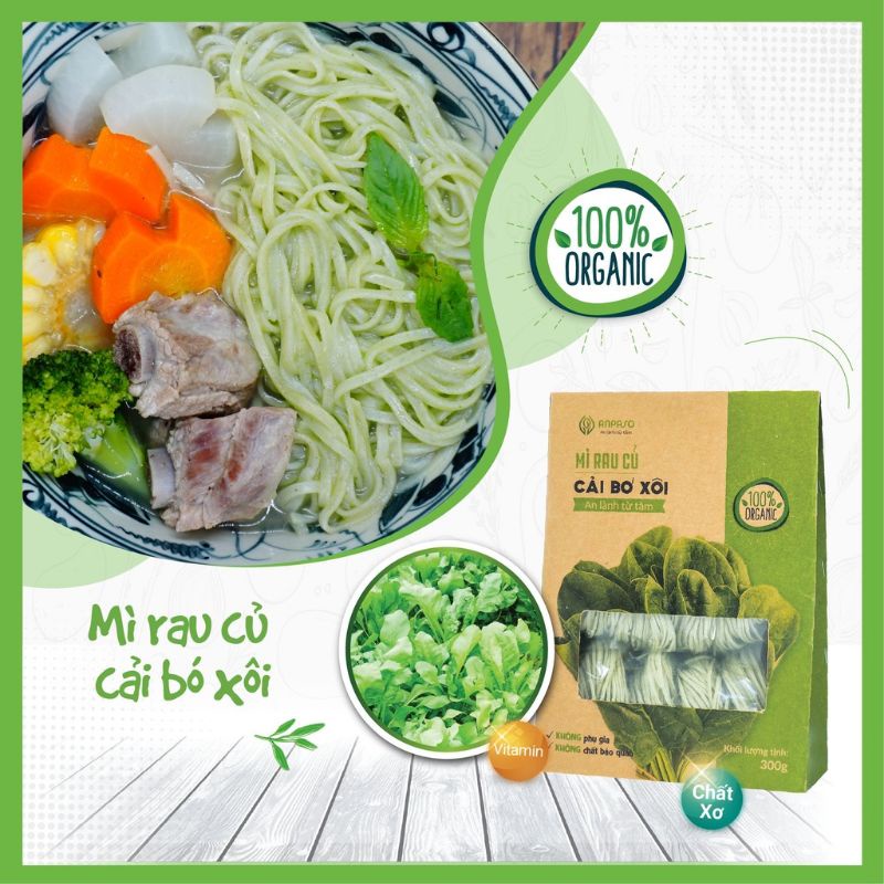 Mì rau củ oganic ăn healthy, giảm cân eatclean, bán keto, thực dưỡng