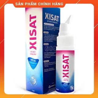 (Chính Hãng)_Xịt Xisat Hồng Trẻ Em_Vệ Sinh Mũi Cho Bé_75ml/chai