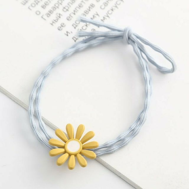 Set 5 dây cột tóc hoa cúc xinh xắn