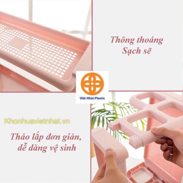kệ đựng gia vị 2 tầng, kệ gia vị nhựa Việt Nhật cao cấp