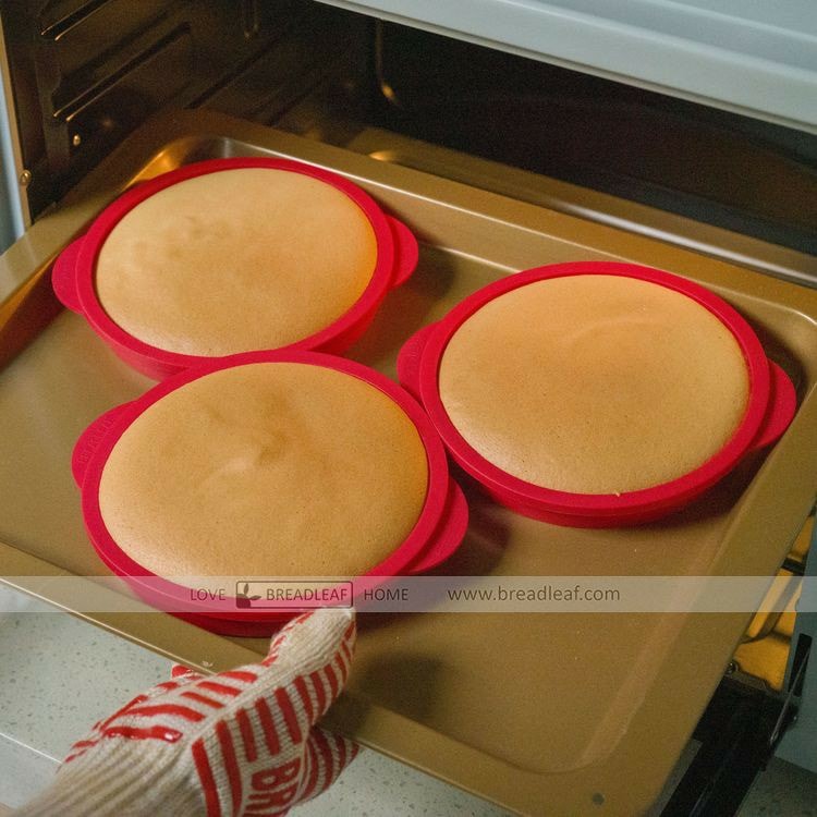 Khuôn Silicon Tròn Nướng Bánh Breadleaf 6 &amp; 8inch