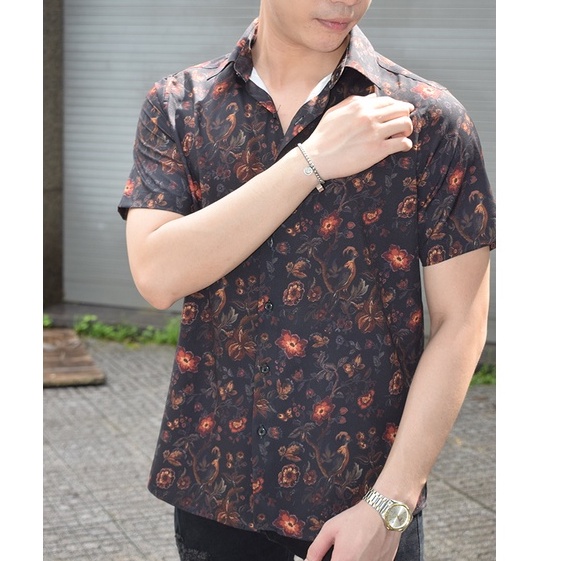 Áo Sơ Mi Đi Biển Cộc Tay  OT 09 Áo Sơ Mi Lụa Nam Chất Lụa Đũi Chất Lượng Cao Mang Đến Cho Người Mặc Thoải Mái Dễ Chịu