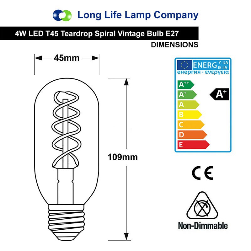 Bóng đèn LED 40W phong cách cổ điển dùng trang trí | BigBuy360 - bigbuy360.vn