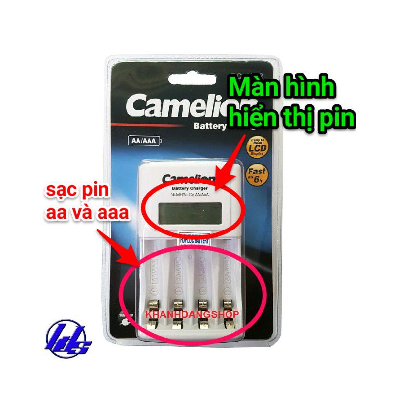 Máy sạc pin Camelion BC-1012 chính hãng