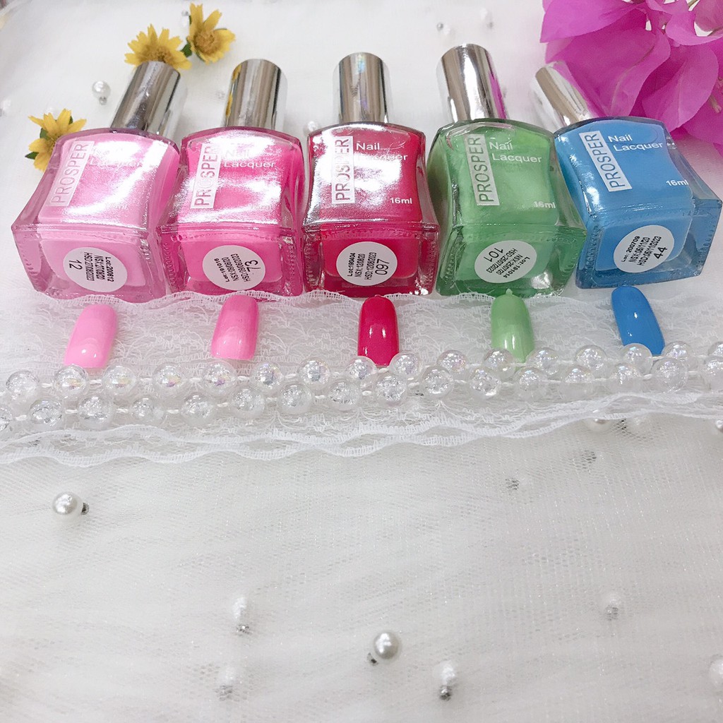 Sơn móng tay Prosper Silver 16ml  (sơn thường)