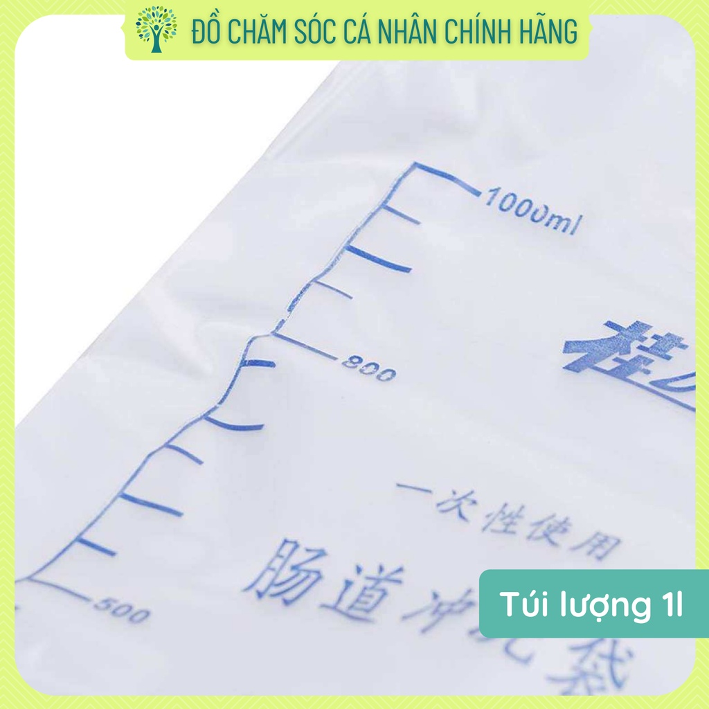 Túi thải độc cà phê, thải độc đại tràng, thụt tháo đại tràng, túi cho ăn dùng 1 lần