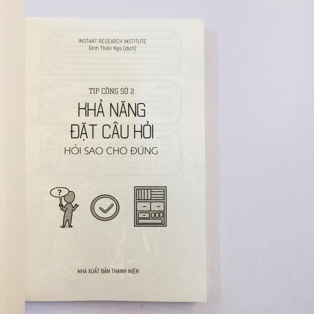 Sách - Tip Công Sở 2 - Khả Năng Đặt Câu Hỏi