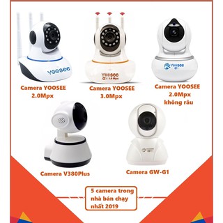 Camera ip wifi 360° trong nhà - camera yoosee giám sát thông minh - đàm thoại 2 chiều