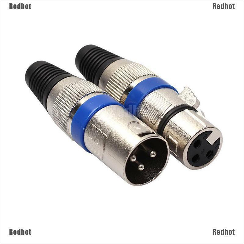 10 Jack Cắm Kết Nối Micro XLR 3Pin Male &amp; Female