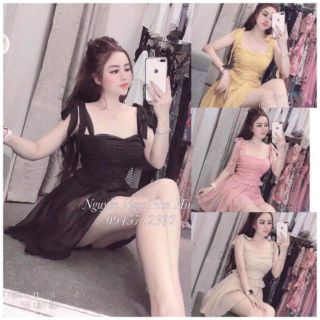 Set áo tiểu thư cột nơ siêu đẹp