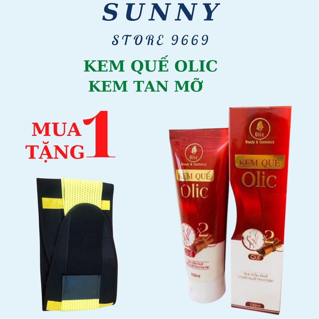 Kem quế olic kem tan mỡ giảm mỡ thừa gel săn chắc 100ml chính hãng