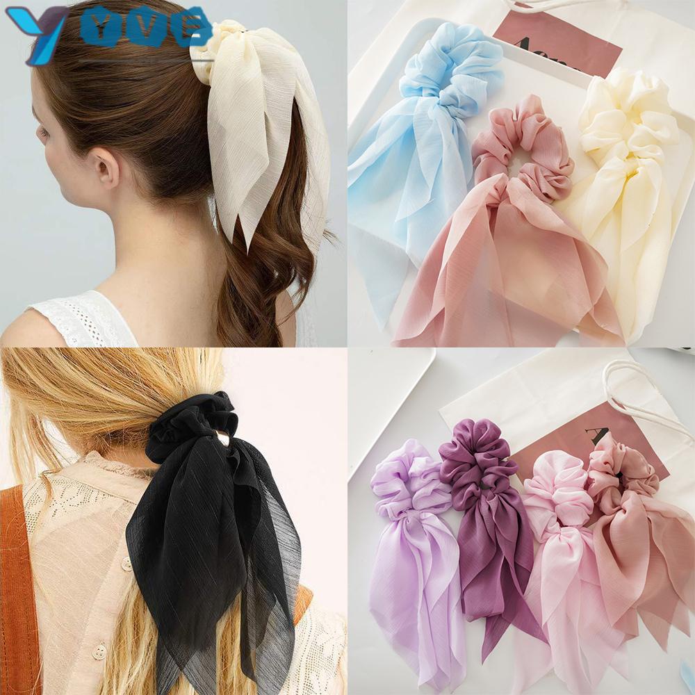 Dây Buộc Tóc Phối Nơ Thời Trang Cho Nữ