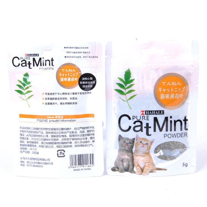 Cỏ Bạc Hà CatMint Cho Mèo Gói 5g