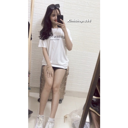[Hàng đẹp] Áo thun essentials form rộng chất liệu cotton cao cấp