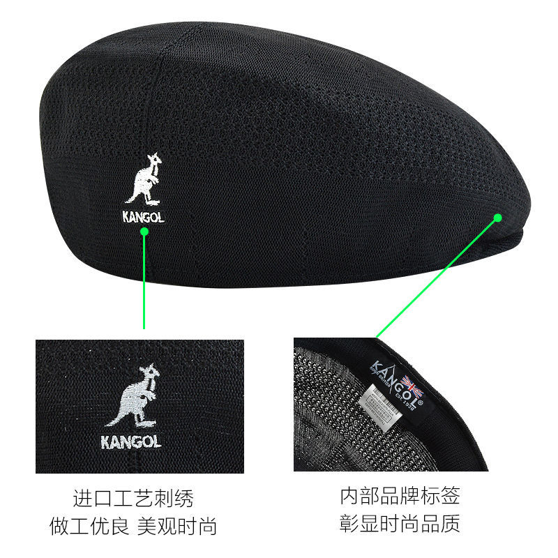 KANGOL Mũ beret kiểu dáng retro thời trang cá tính cho nữ