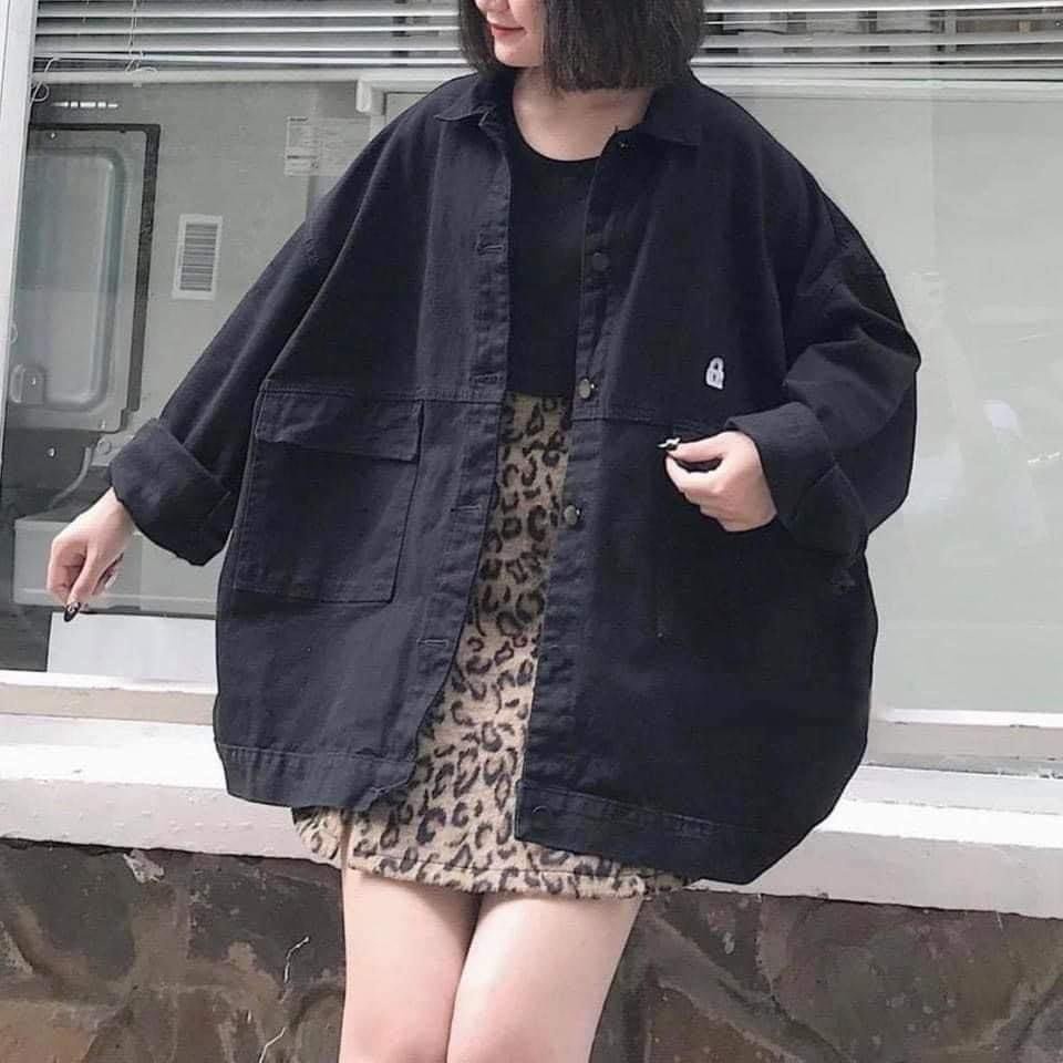 Áo khoác kaki thêu ổ khóa góc ngực DTR0621 - Hàng mới về
