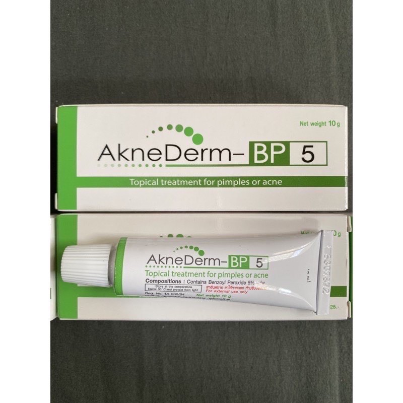 Aknederm BP5% - Kem hỗ trợ giảm mụn bọc,sưng,mủ