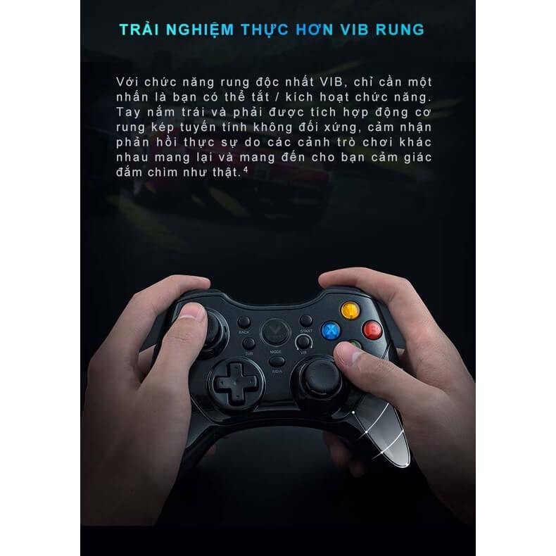 Tay Cầm Gamepad Có Dây Rapoo V600 - New Seal