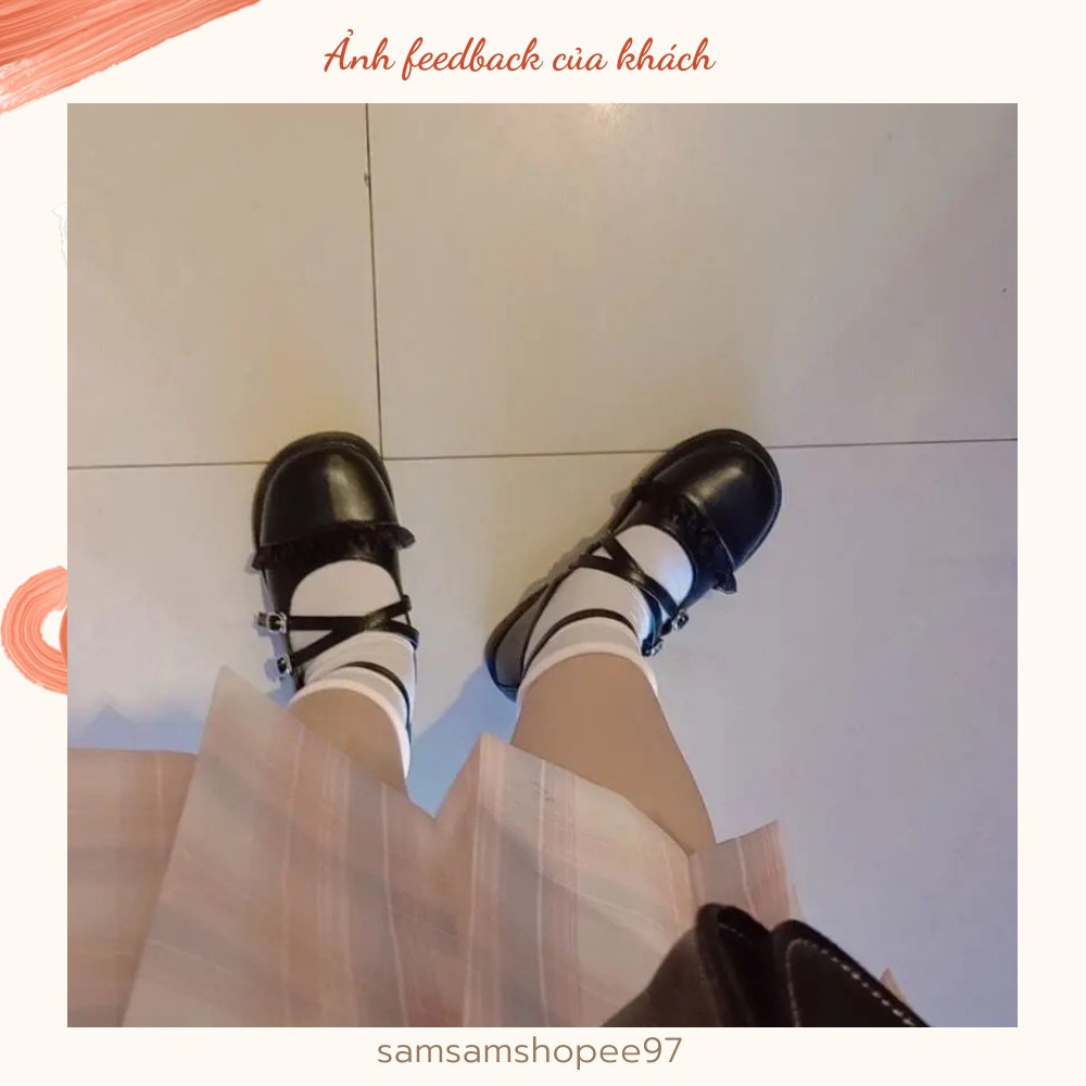 (SẴN SIZE 40) Giày Mary Janes cài quai ngang (Kèm ảnh thật) | BigBuy360 - bigbuy360.vn