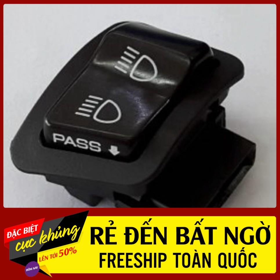 [GIÁ SỈ] Nút công tắc Passing Sh kèm jack dây điện cho mọi loại xe.  MS 800 SHOP ĐẠI KA