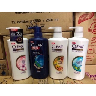 Dầu gội Clear Men - Clear Bạc Hà Thái Lan mẫu mới 450ml/480ml