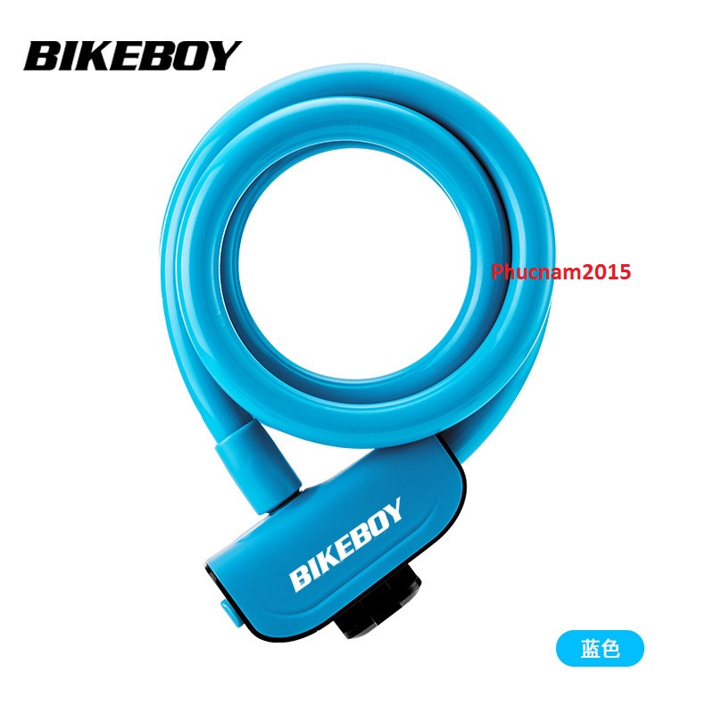 Khóa Dây Xe Đạp Bằng Thép Siêu Chắc Tiện Lợi BIKEBOY