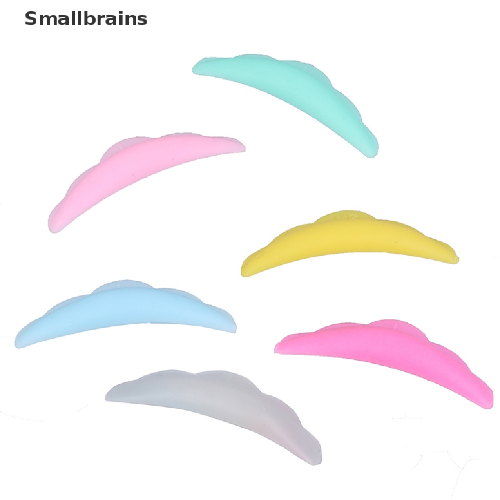 [Hàng mới về] Set 5 cặp đệm uốn cong lông mi bằng silicon nhiều cỡ XS S M L XL