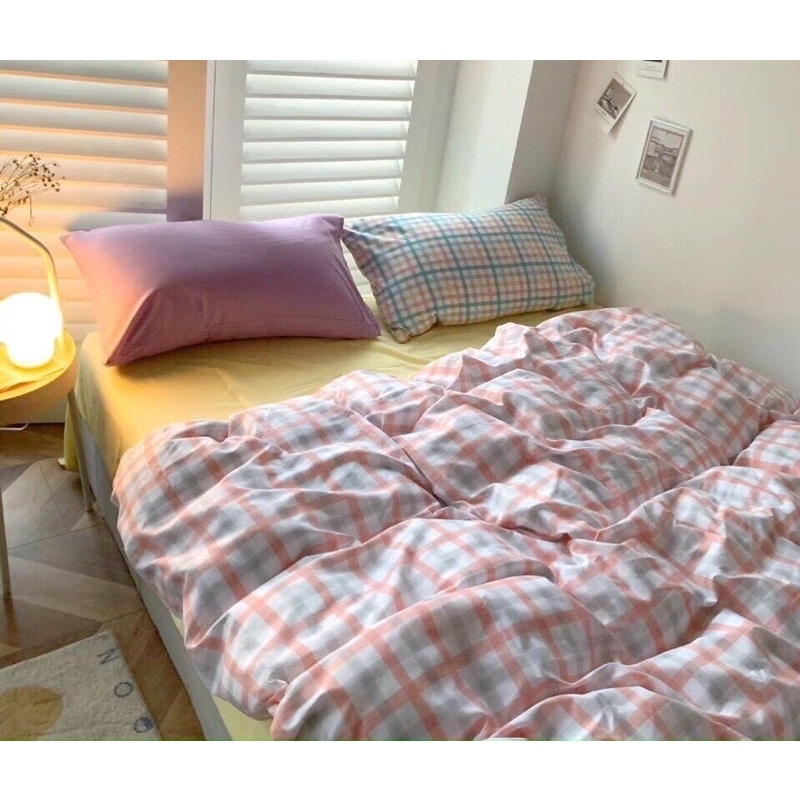 Full Set chăn ga gối: phối màu Pastel  Mẫu được cập nhật liên tục