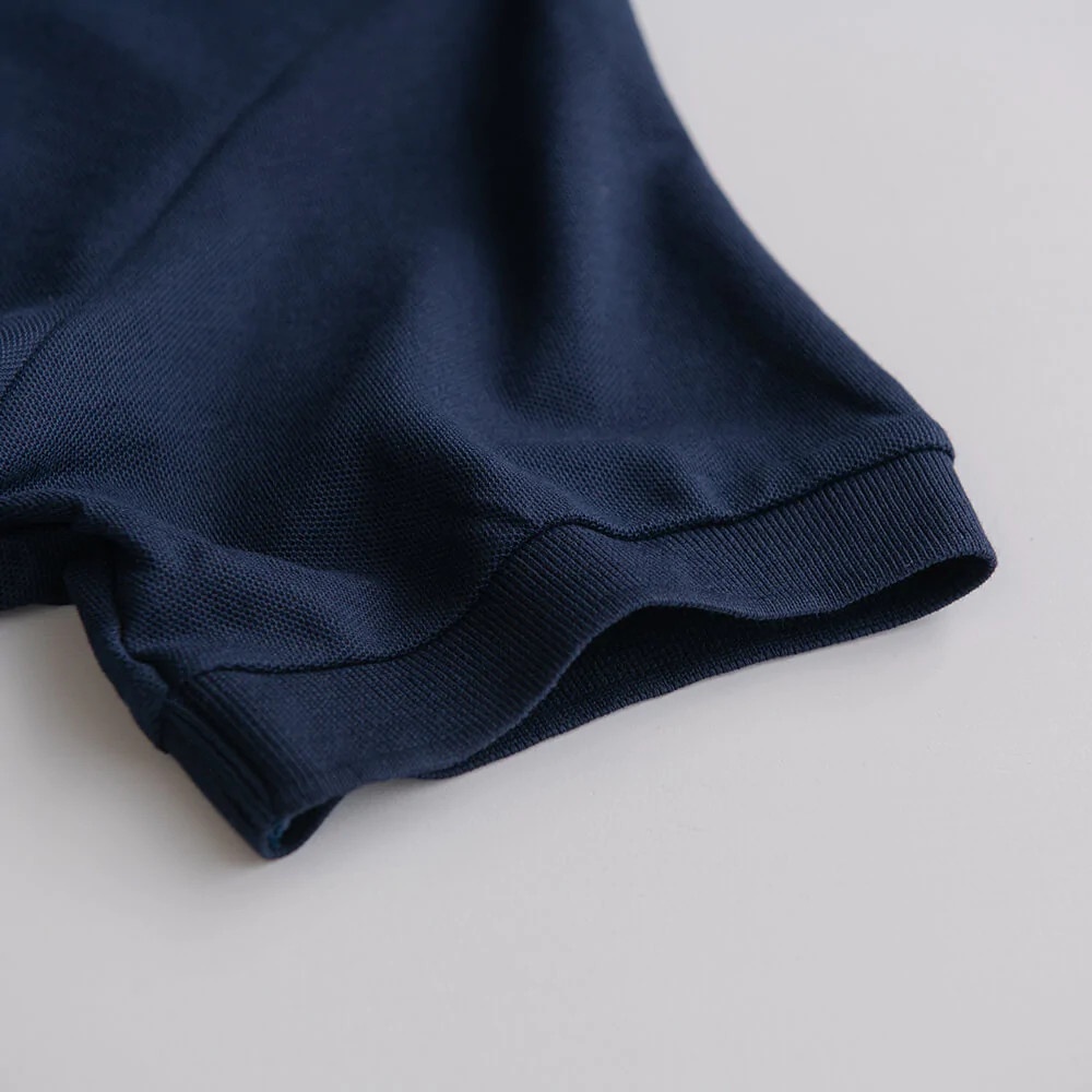 ÁO THUN POLO COTTON - XANH NAVY