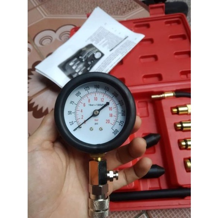 Đồng Hồ Đo Áp Suất Buồng Đốt Oto Xe Máy