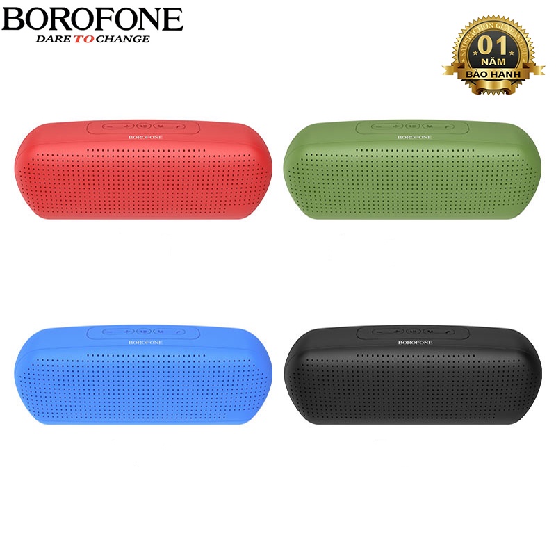 Loa Bluetooth Borofone BR11 Bass mạnh mẽ, to rõ, hỗ trợ di động không dây - Chính hãng