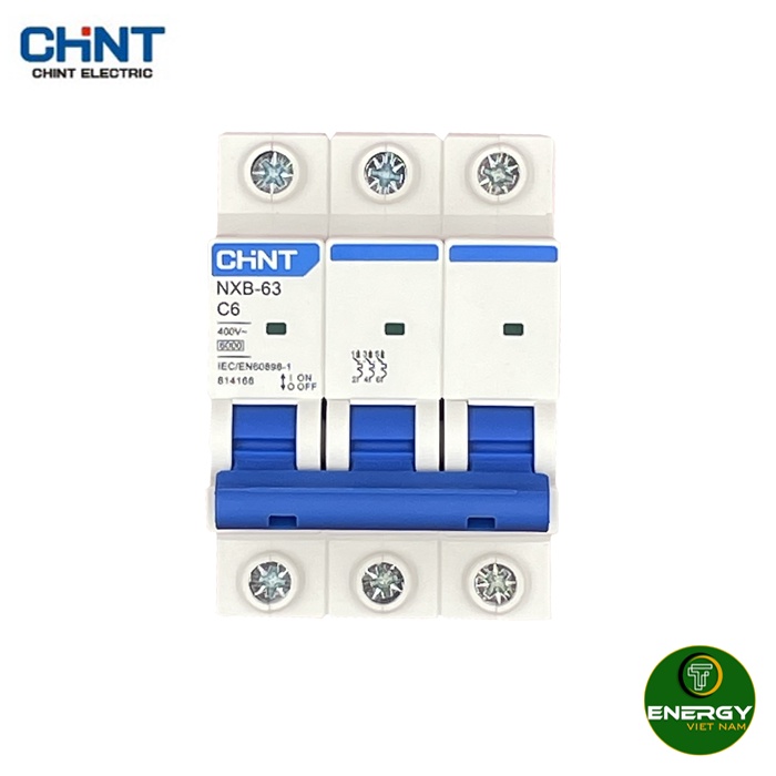 Áp Tô Mát 3 Pha Chint Ac - Aptomat Chint Nxb - 63 3 Pha Chint Ac 6A, 10A, 16A, 20A, 25A, 32A, 40A, 50A, 63A, 80A, 100A, 125A