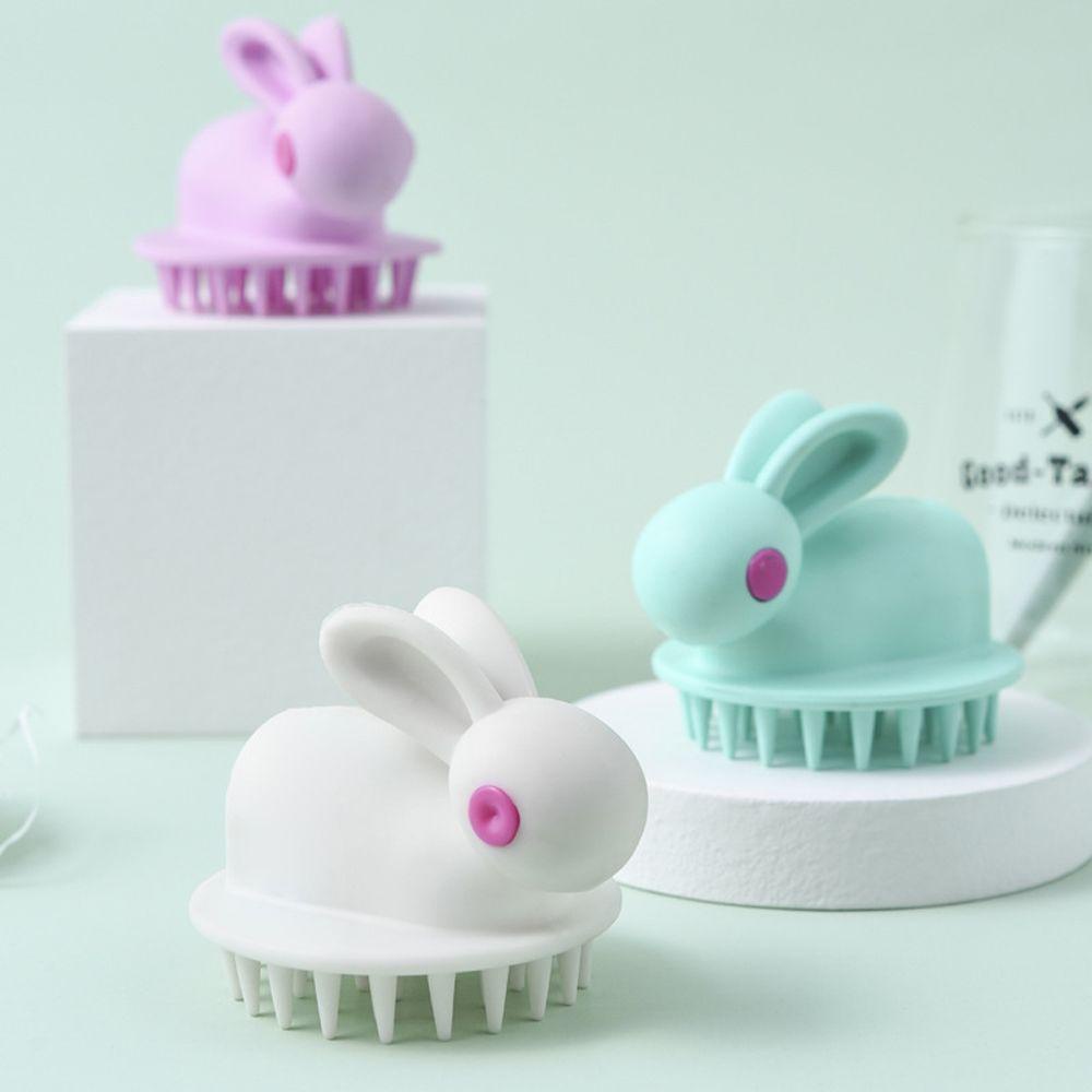 FAY Bàn Chải Gội Đầu Mát Xa Da Đầu Bằng Silicone Tiện Dụng